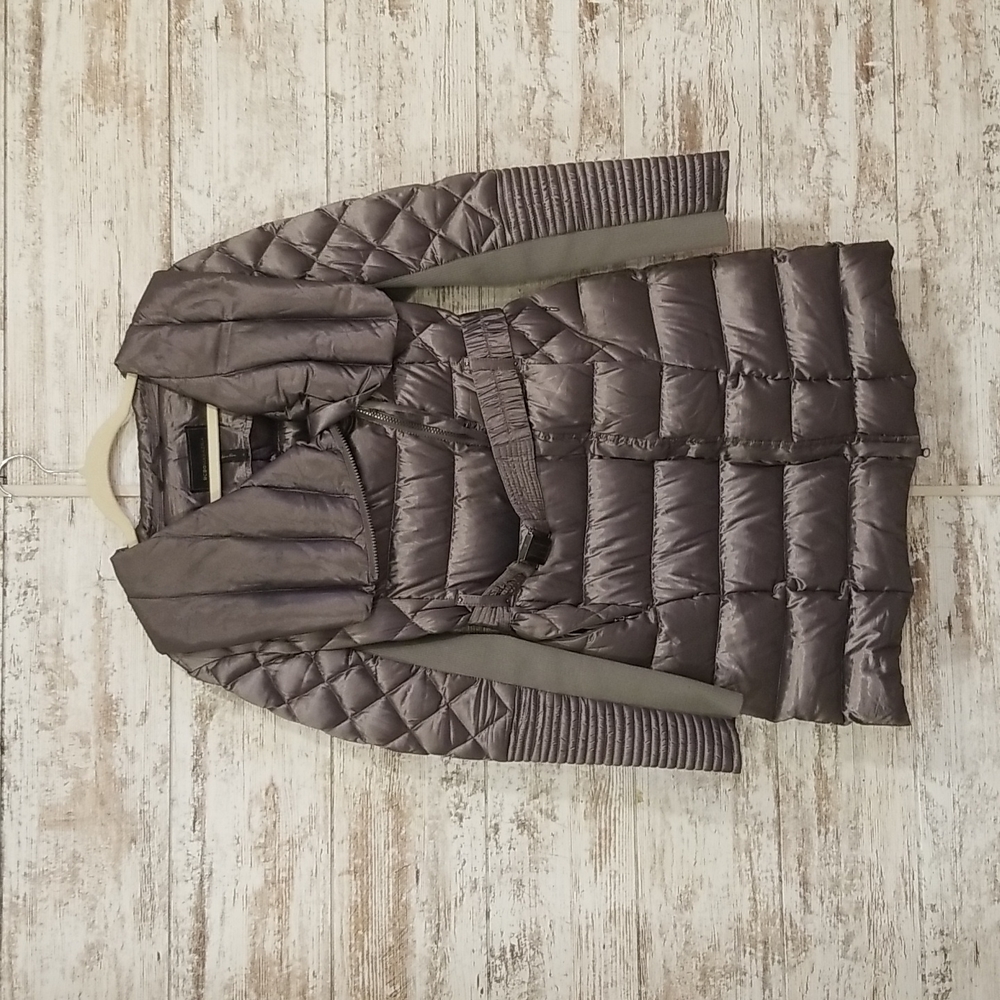 Gray Down Filled Coat - image 1